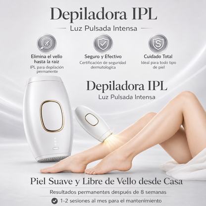 Depiladora IPL Kávixy · Depilación Permanente Sin Dolor