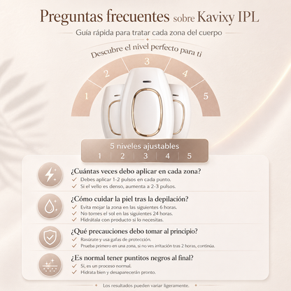 Depiladora IPL Kávixy · Depilación Permanente Sin Dolor